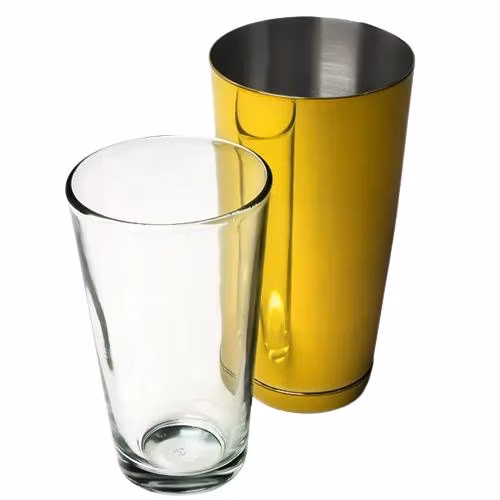 Bouteille de secoueur de Cocktail tendre de barre de couleur de cuivre d'acier inoxydable noir de pistolet argenté avec le Logo adapté aux besoins du client