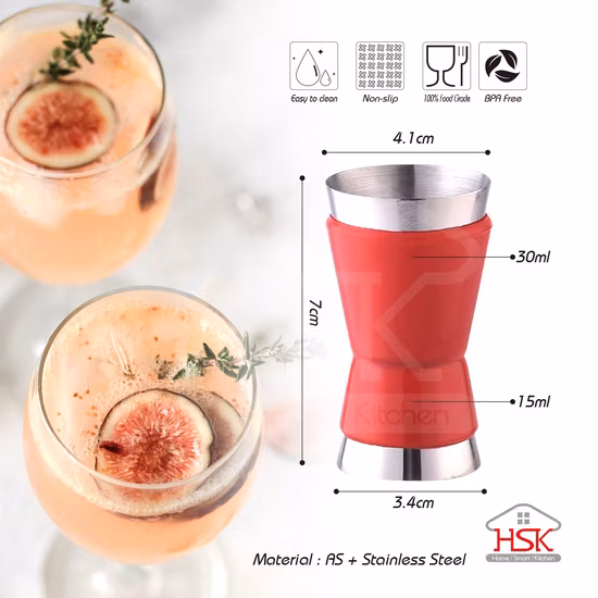 Jigger double face en acier inoxydable Duo Jigger